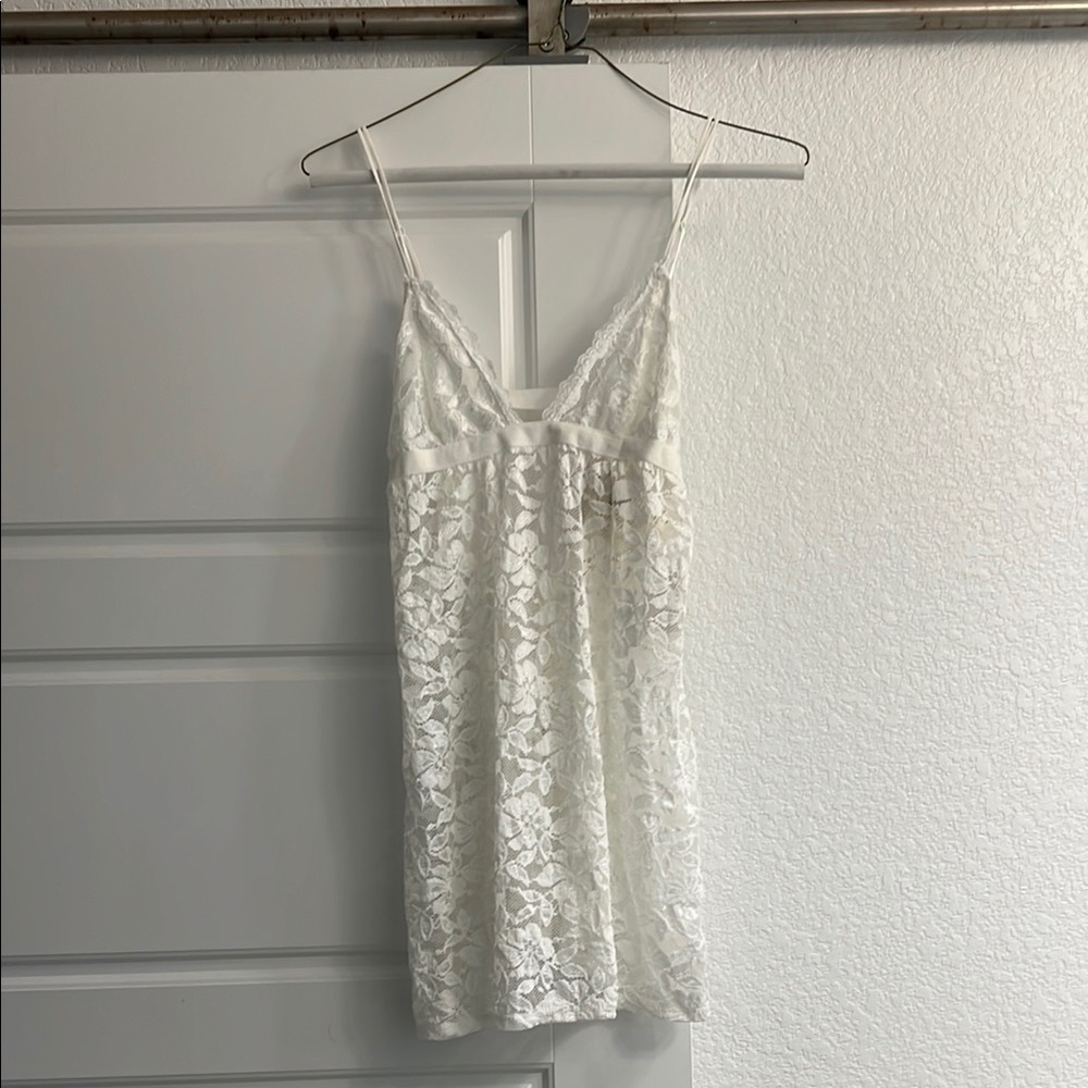 Chic White Lace Dress